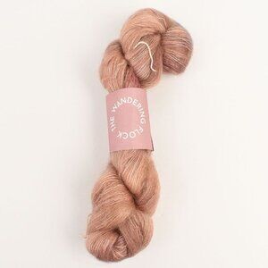 The Wandering Flock Kid Mohair Silk Yarn Lace Weight 50g 459yd Dusty Rose